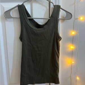 Wild Fable Black Fitted Sleeveless Tank Top